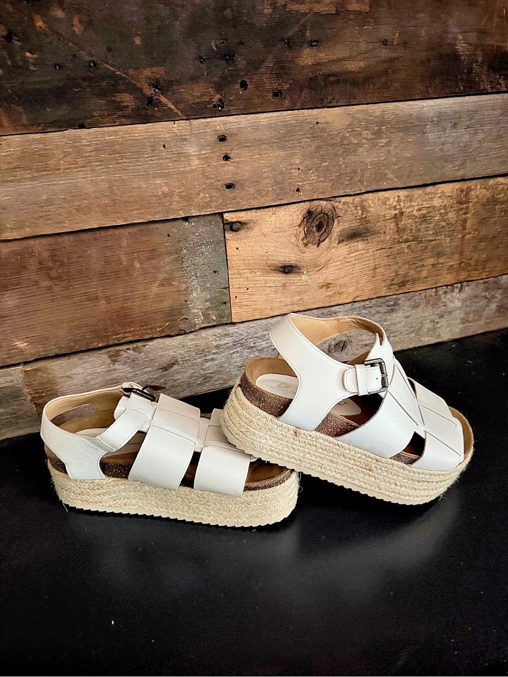 Free People Intentionally Blank Dreams Platform Sandal Cream size 38